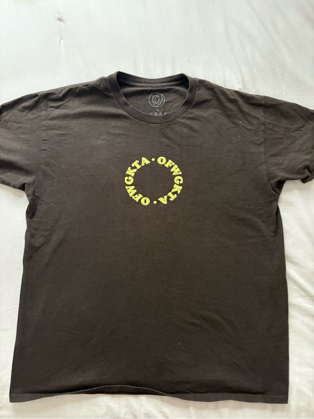 Odd Future Black Tee with Yellow Circle Logo